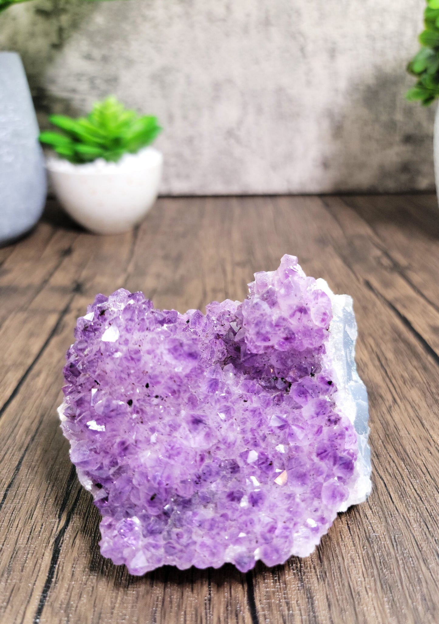 Amethyst Geode Cluster 1.145 Lbs., 4.2"