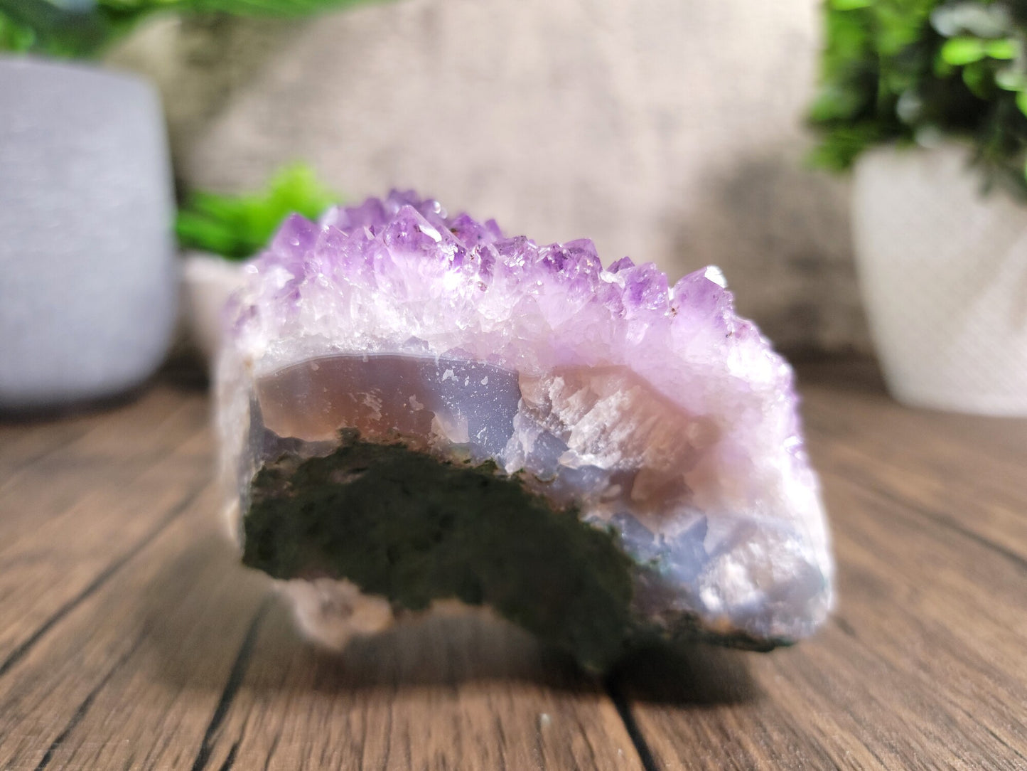 Amethyst Geode Cluster 1.145 Lbs., 4.2"