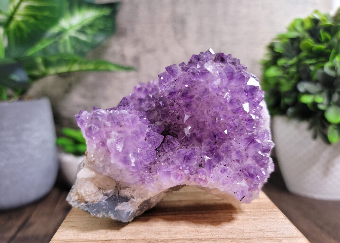 Amethyst Geode Cluster 1.145 Lbs., 4.2"