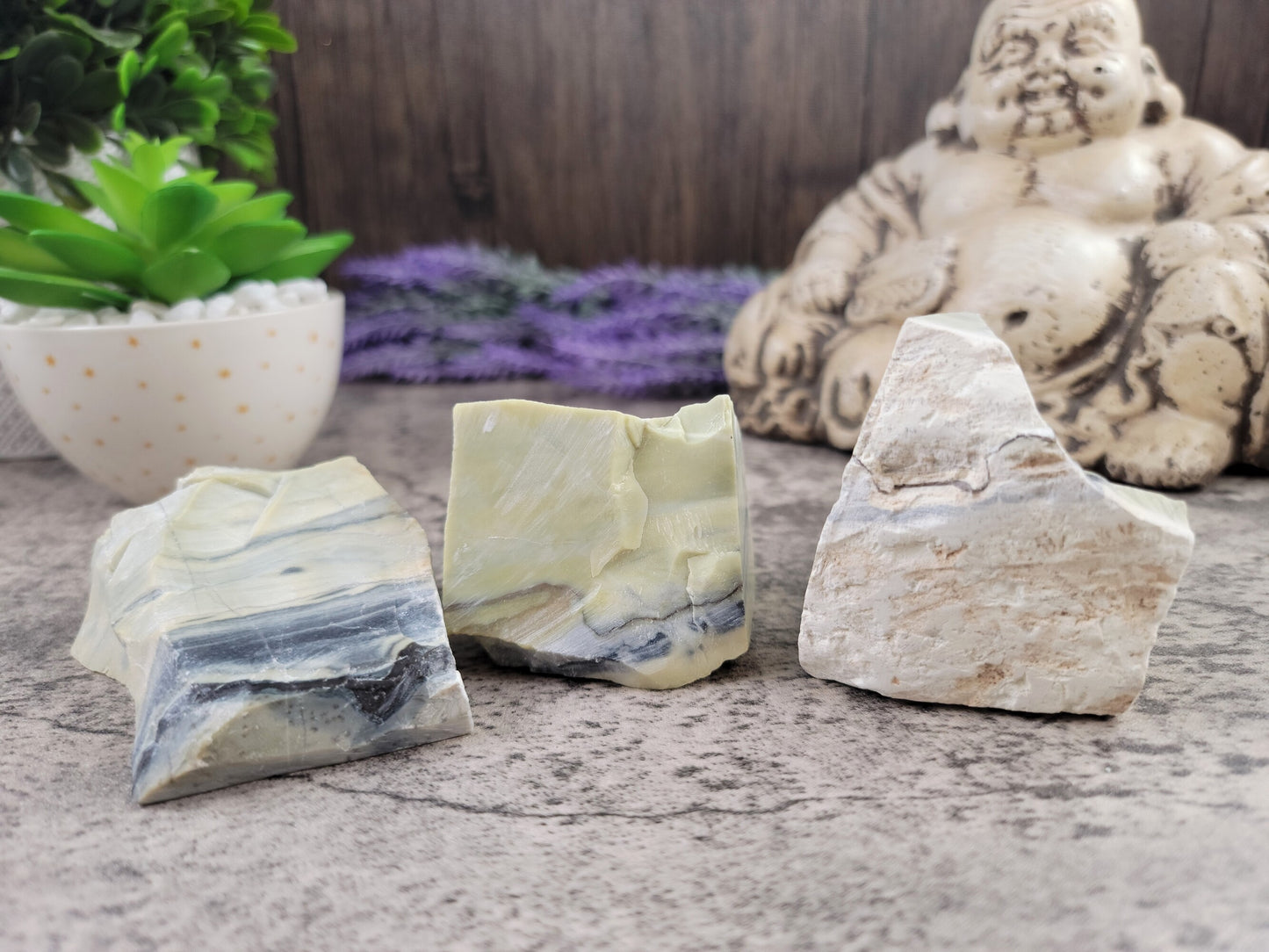 Archaen Butterstone, Polished and Raw