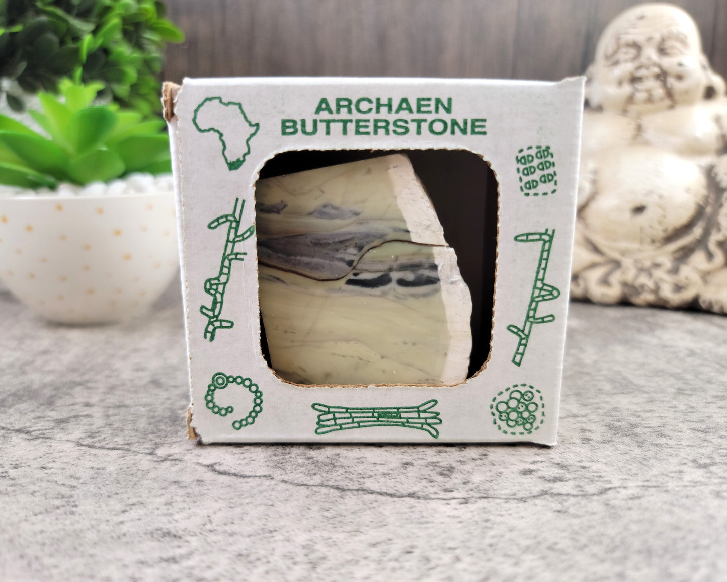 Archaen Butterstone, Polished and Raw