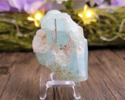 Aquamarine, Blue, Raw Natural Gemstone from Pakistan, 360 Carats, 2", 72 g
