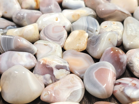 Pink Botswana Agate Tumbled