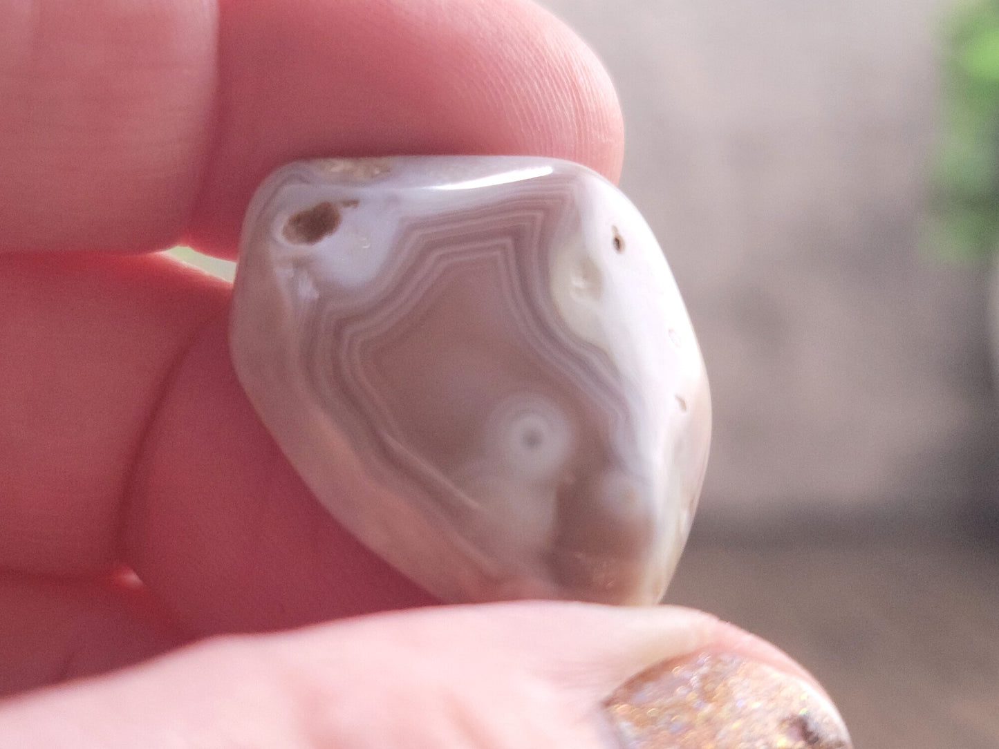 Pink Botswana Agate Tumbled