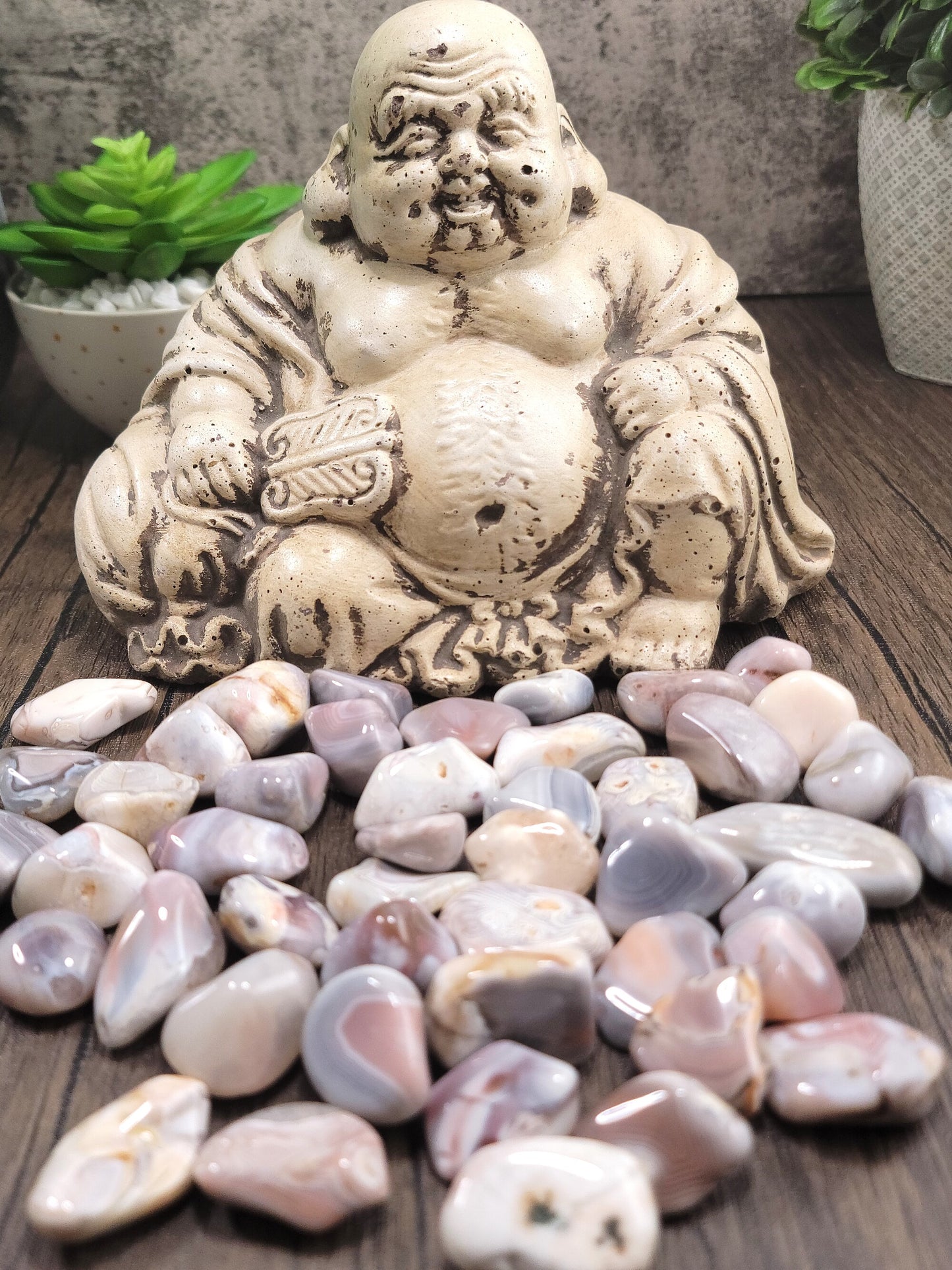 Pink Botswana Agate Tumbled