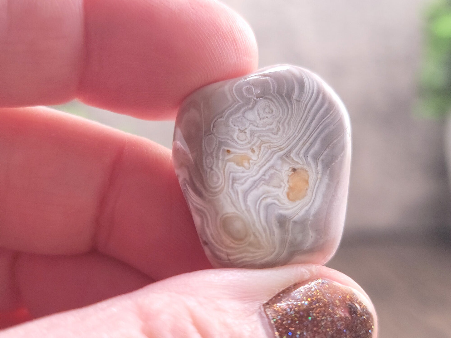 Pink Botswana Agate Tumbled