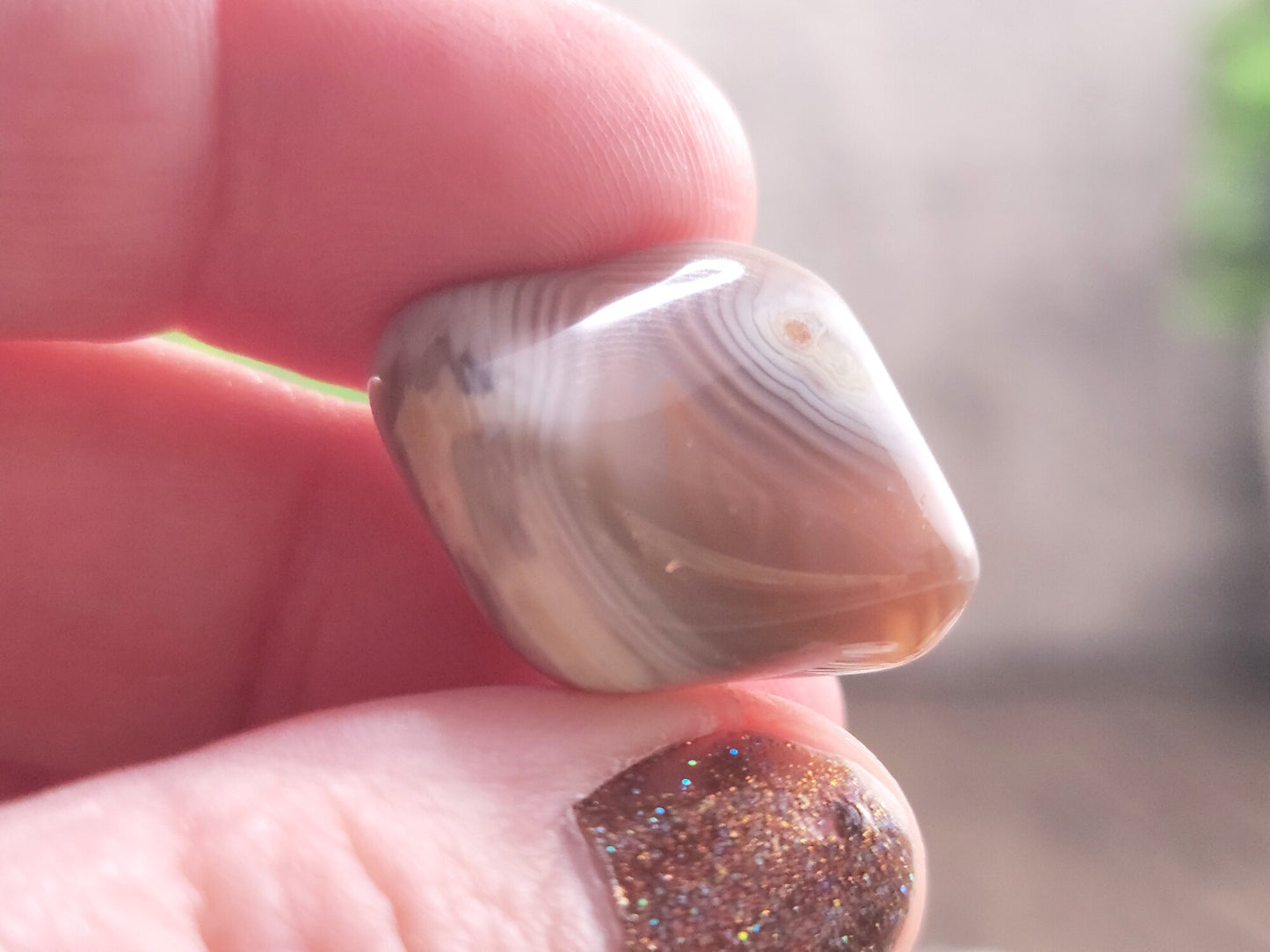 Pink Botswana Agate Tumbled
