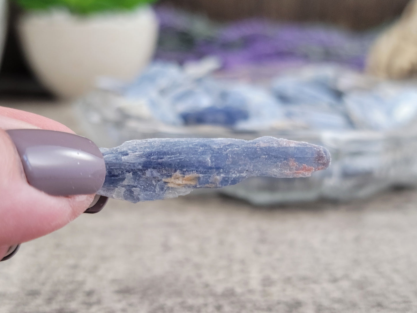 Blue Kyanite Blades, Raw