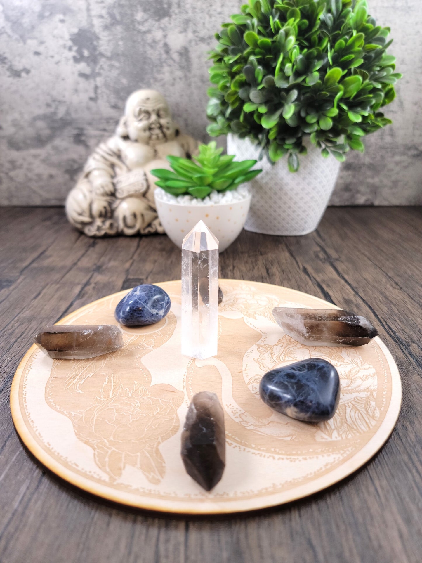 Yin Yang Cat Crystal Grid