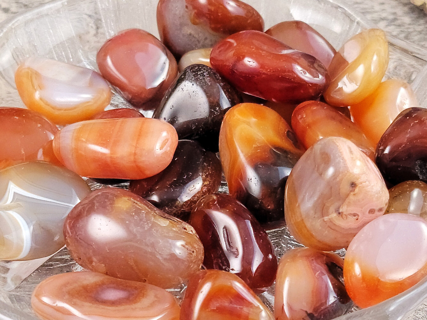 Carnelian, Tumbled