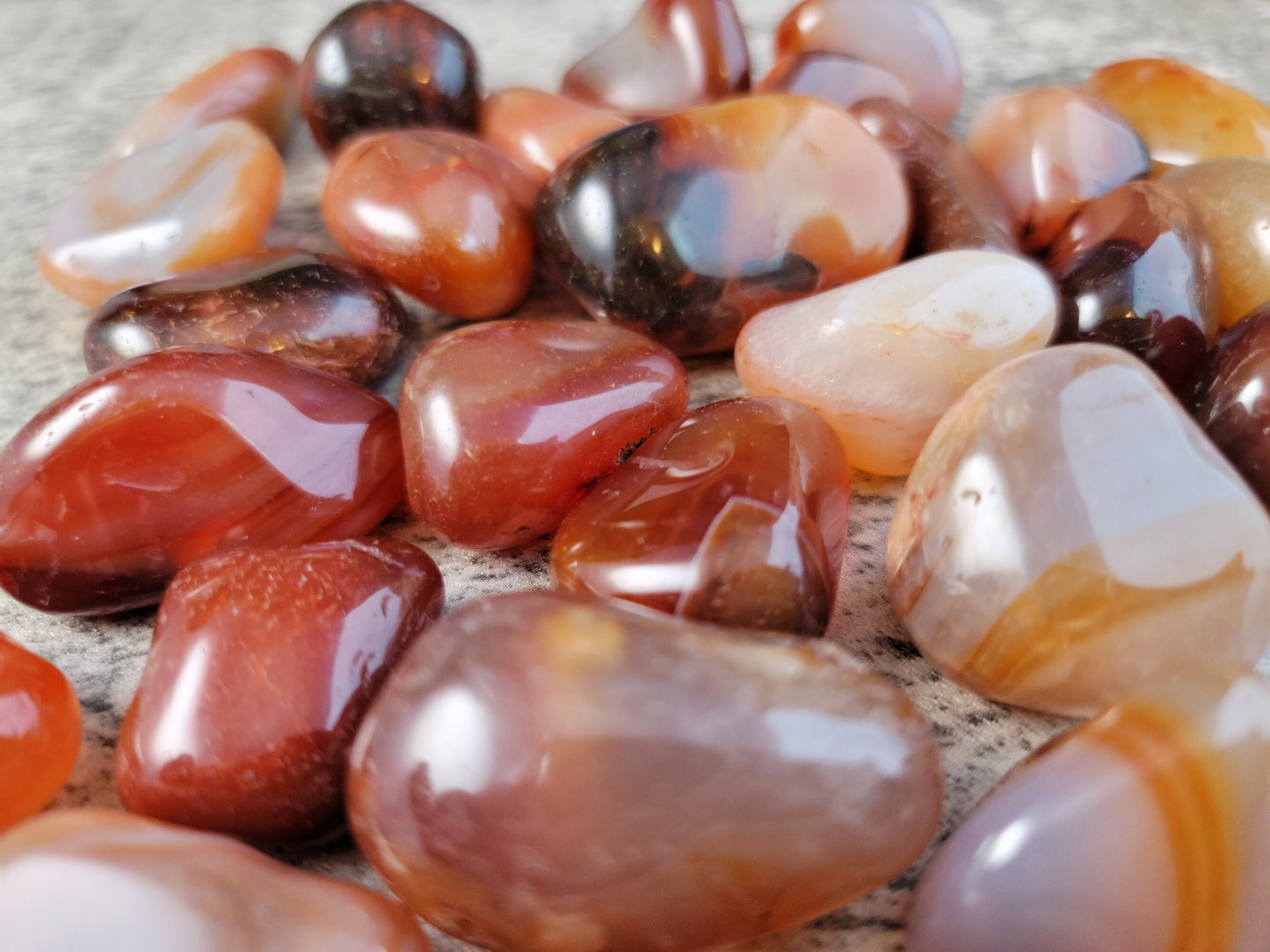 Carnelian, Tumbled