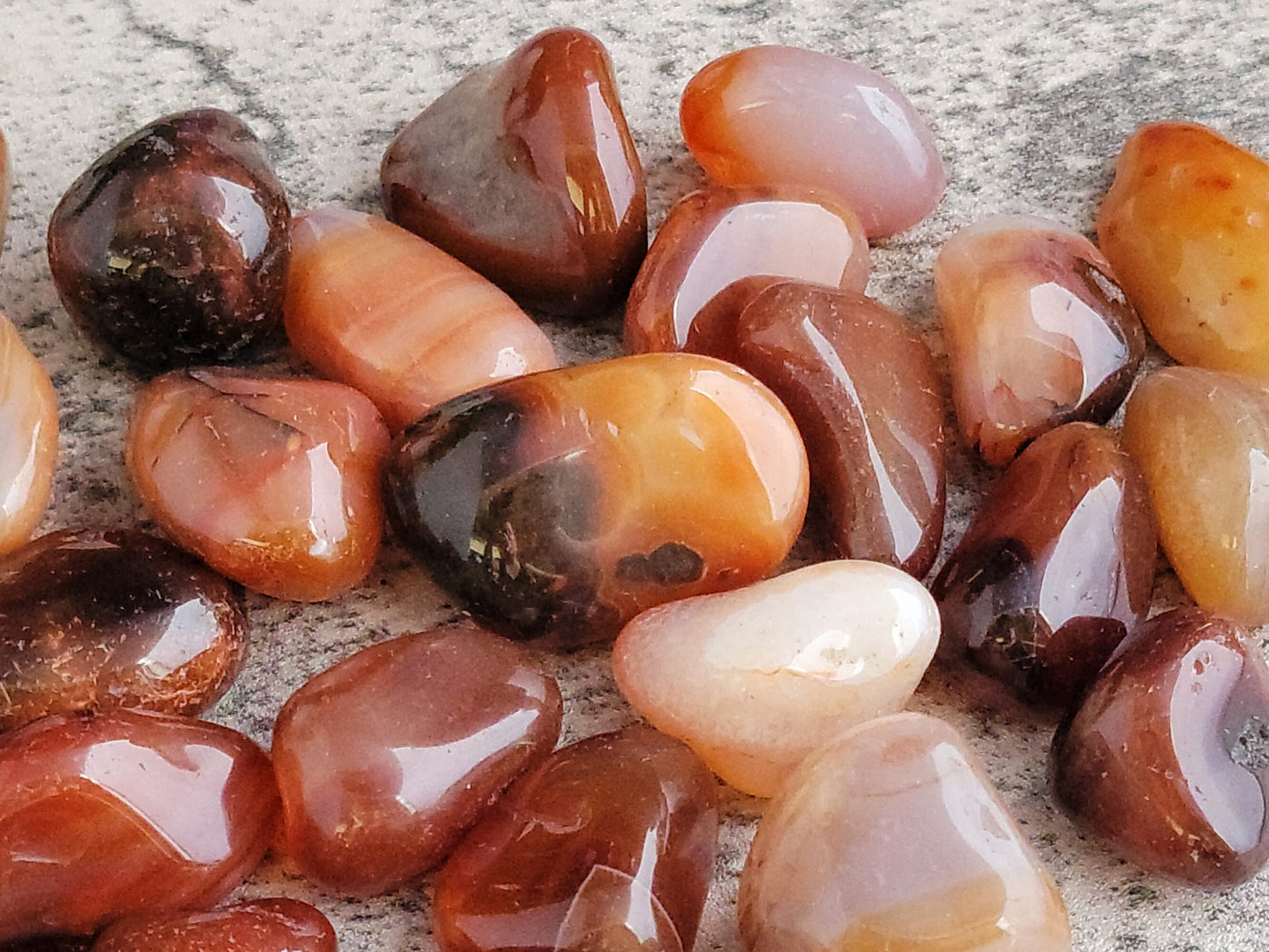 Carnelian, Tumbled