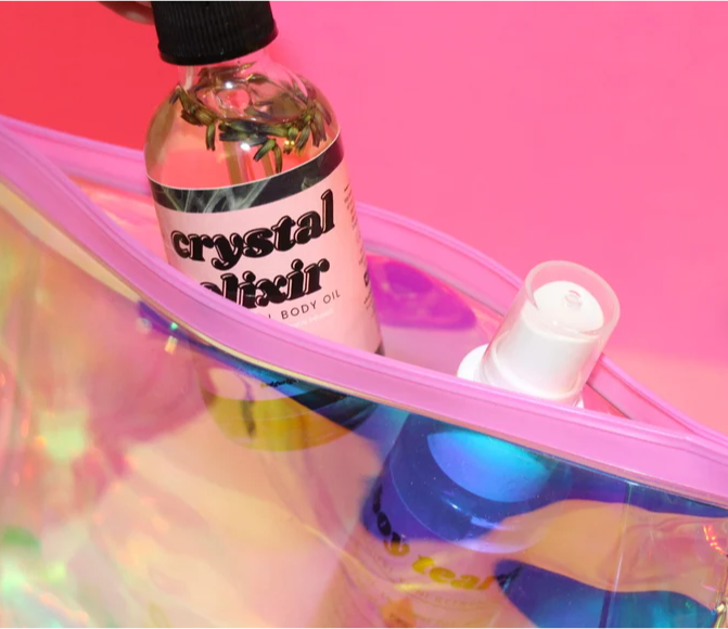 Crystal Elixir Body Oil Sapphire, Amazonite & Quartz Crystal Infused