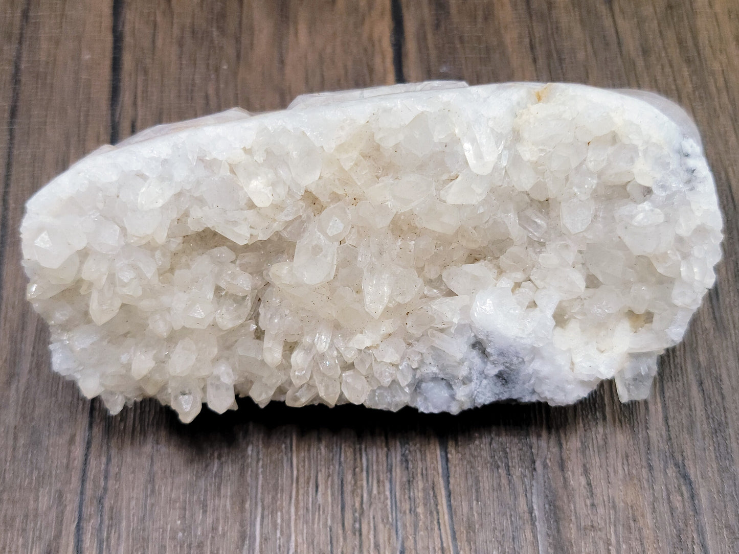 Calcite and Clear Chrysanthemum Quartz Cluster Hand Carved Octopus, 4.25"