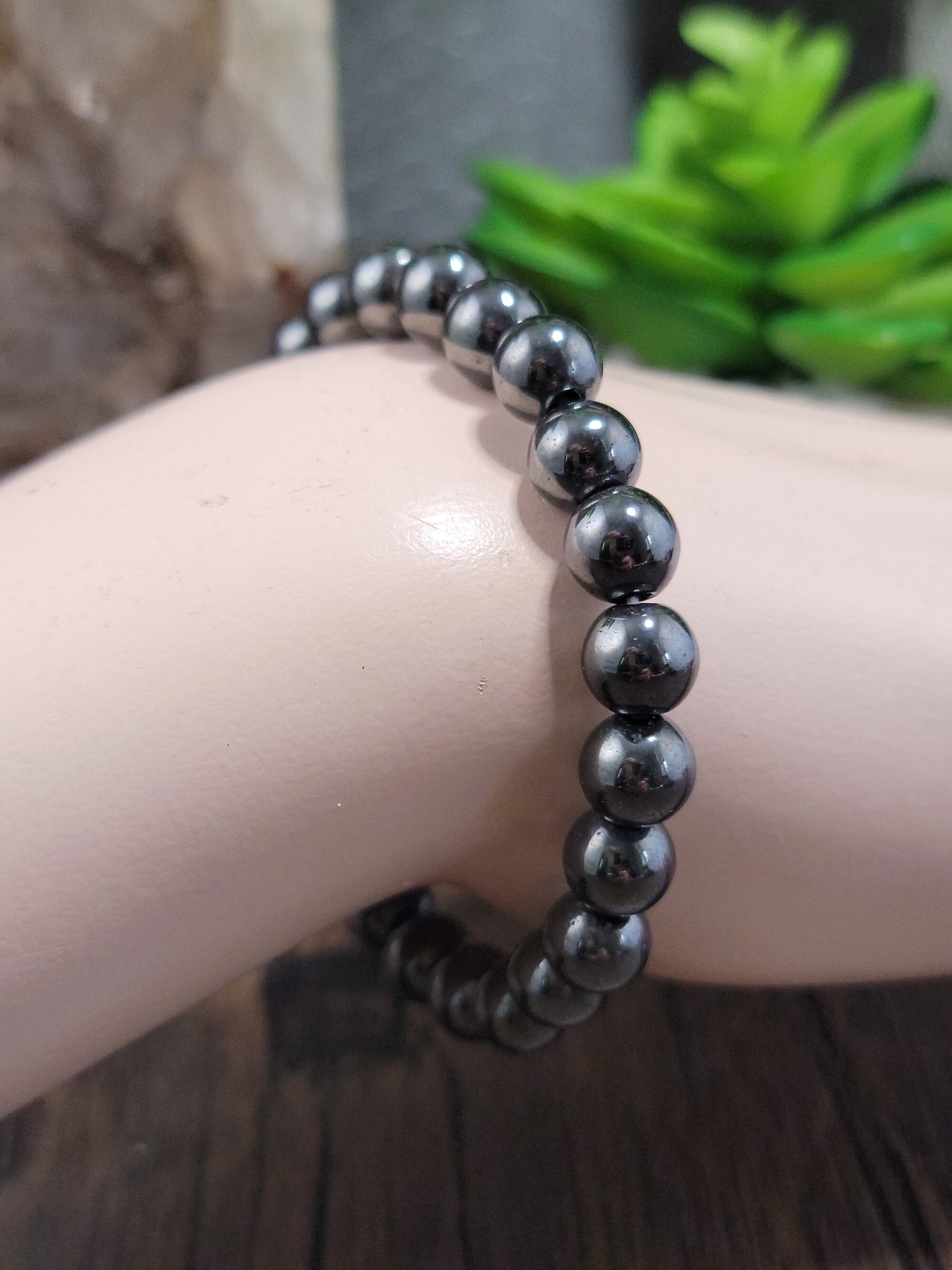Hematite Beaded Bracelet