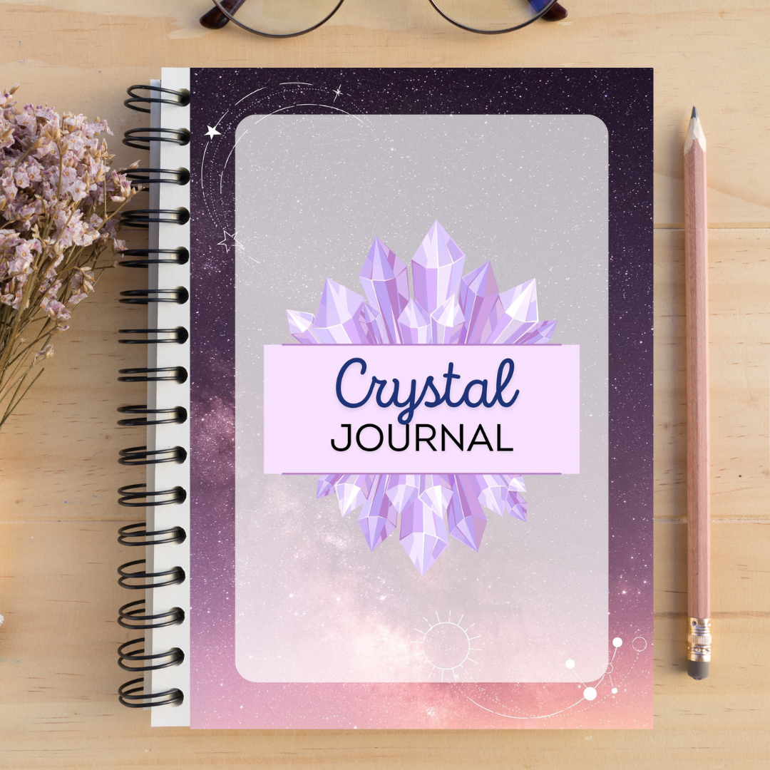 Crystal Journal, Workbook, Guides, Crystal Grids - Digital & Printable Download