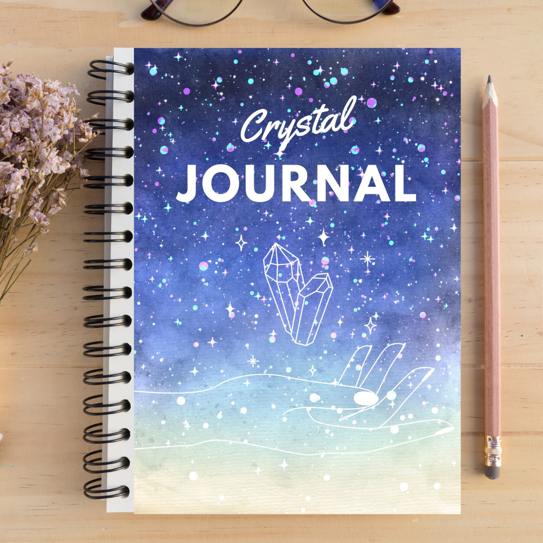 Crystal Journal, Workbook, Guides, Crystal Grids - Digital & Printable Download