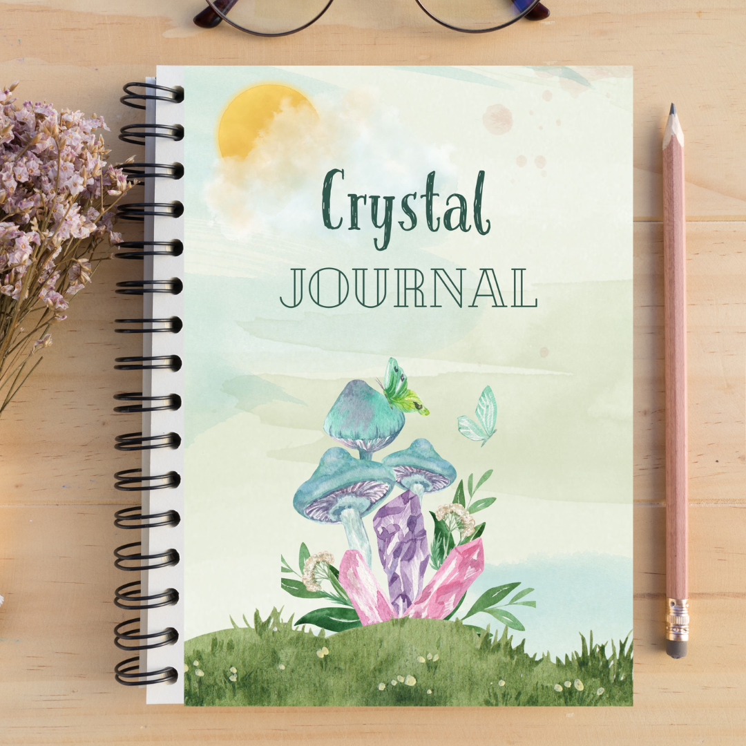 Crystal Journal, Workbook, Guides, Crystal Grids - Digital & Printable Download