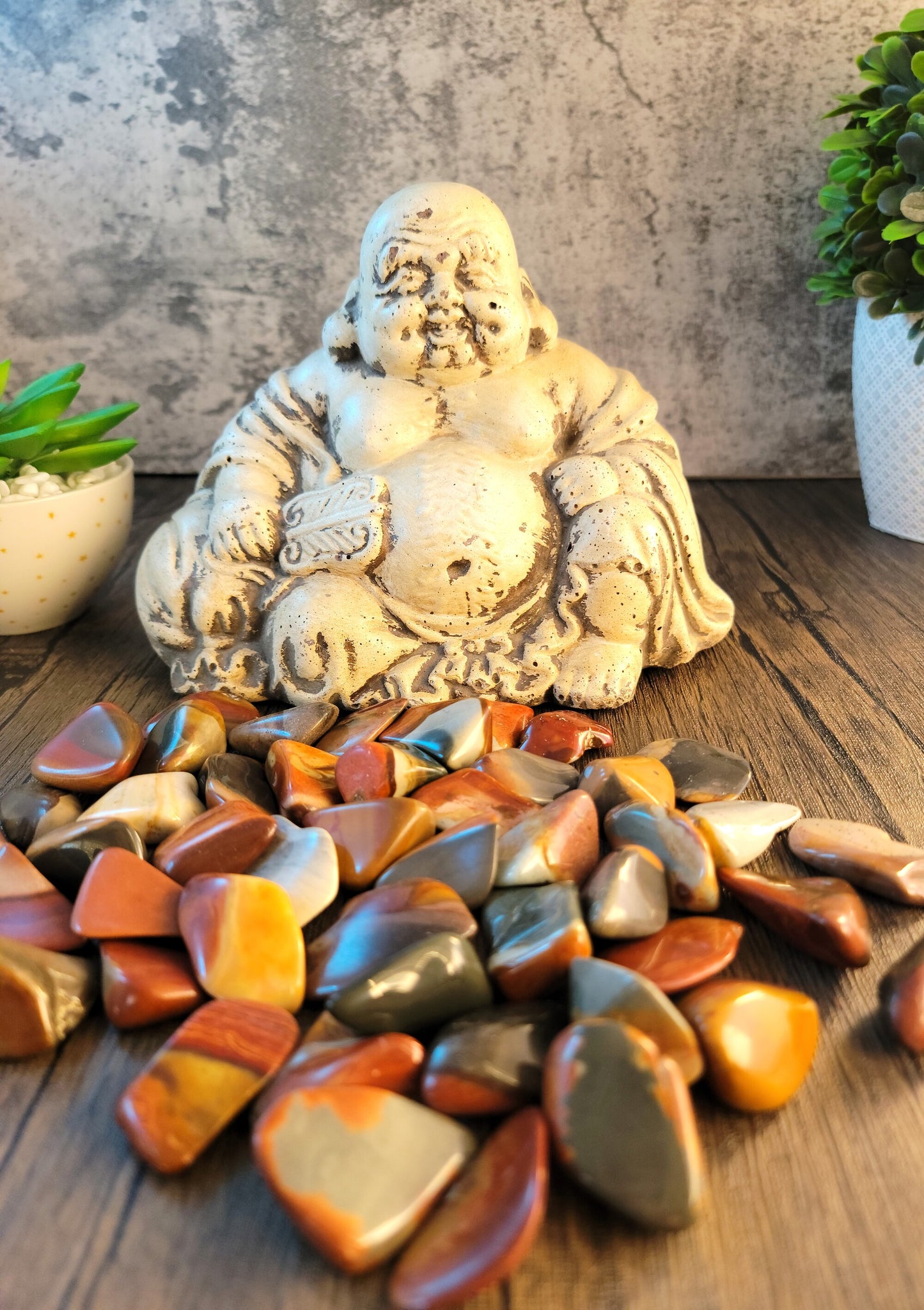 Polychrome Jasper, Tumbled