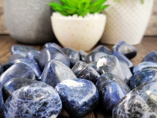 Sodalite, Large Tumbled