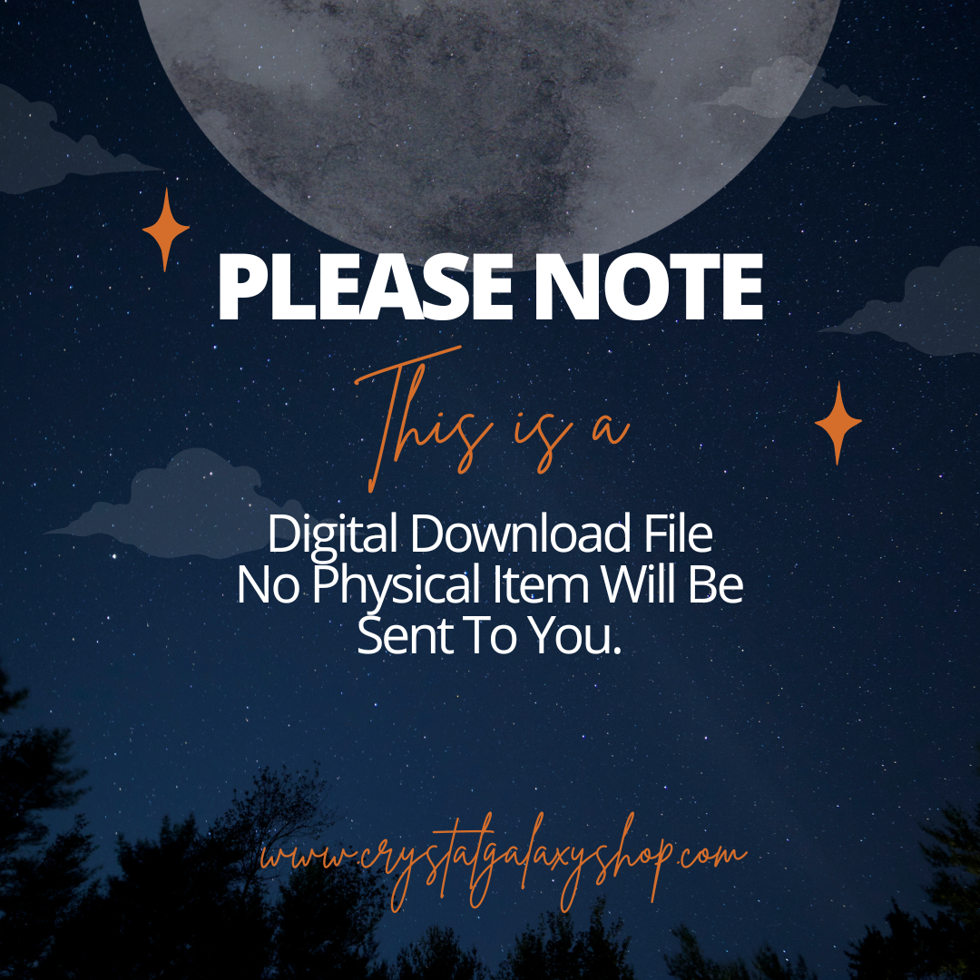 Moon Phases Guide Digital Download