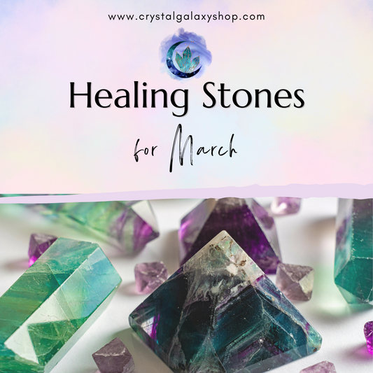 Discover the Beauty of Aquamarine and Fluorite Crystals: March's Healing Gems
